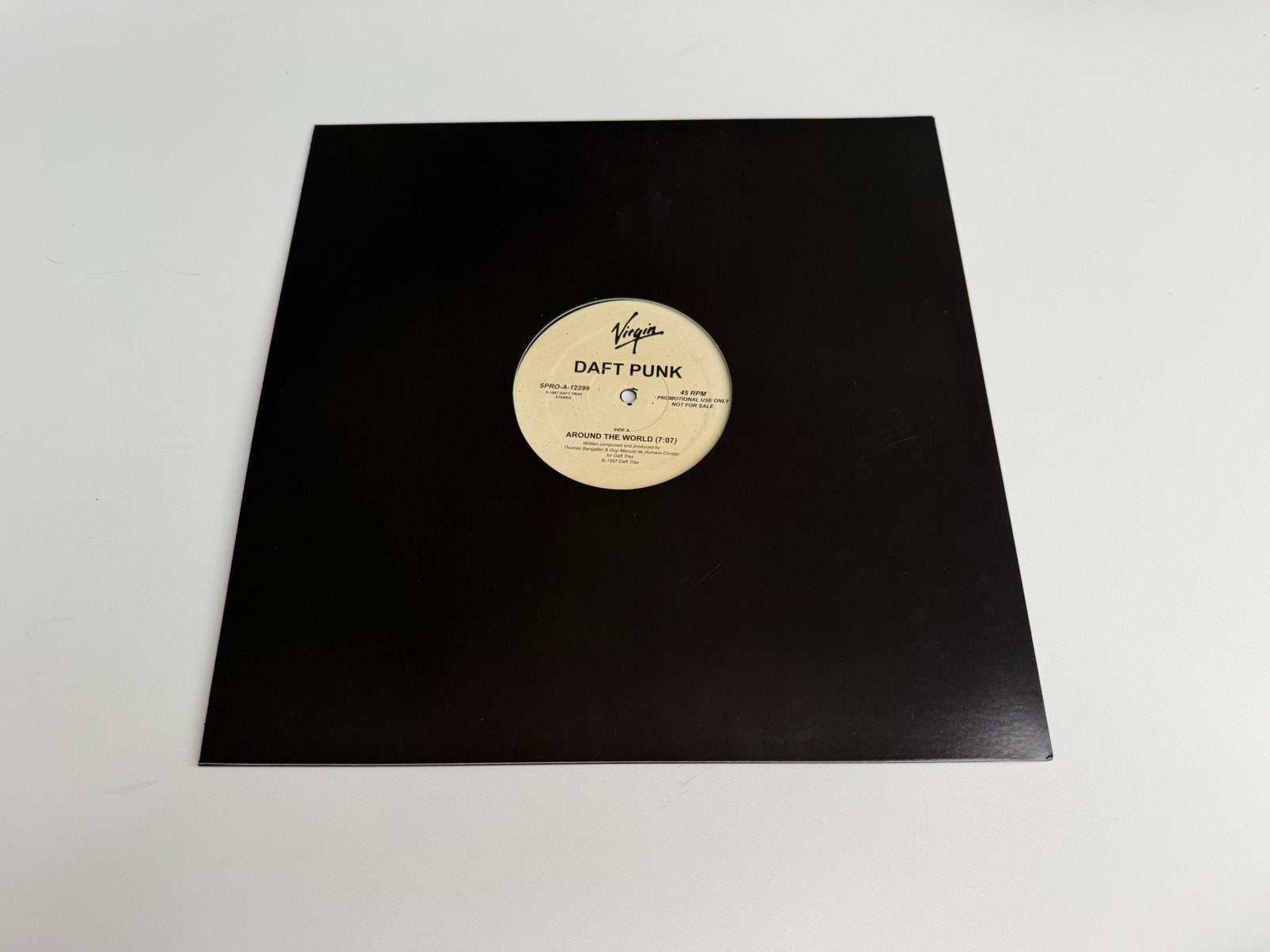Daft Punk – Around The World Promo 12” Virgin, Ophalen of Verzenden, Nieuw in verpakking, 12 inch