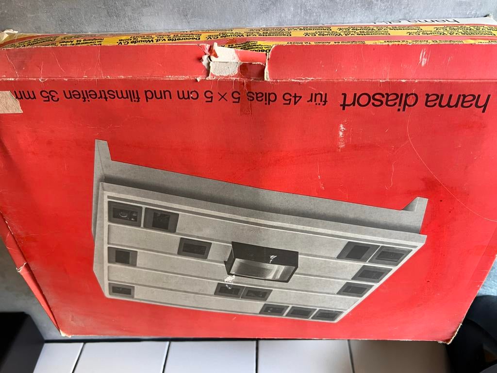 Vintage Hama Diasort Diabox, Ophalen of Verzenden, Gebruikt, Met scherm