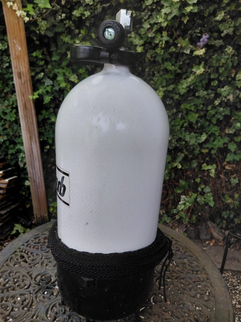 duikfles 12 liter kort, Watersport en Boten, Duiken, Ophalen, Gebruikt, Duikfles