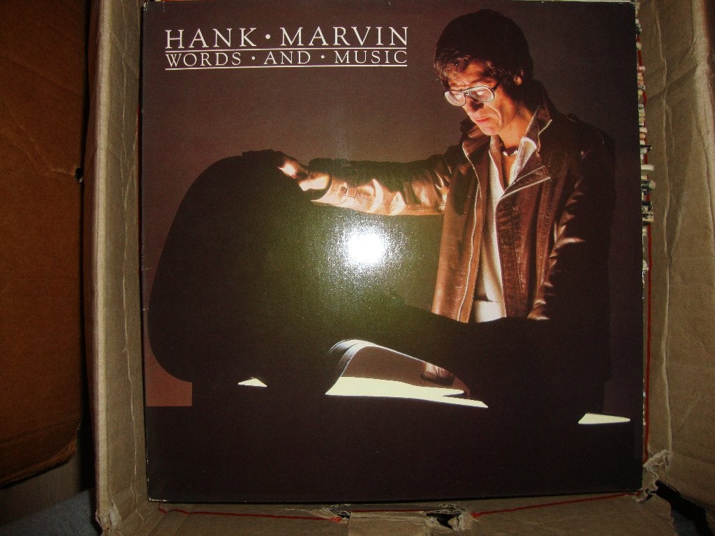 LP Hank Marvin / Words and music (1982), LP, Gebruikt, Pop, Ophalen of Verzenden