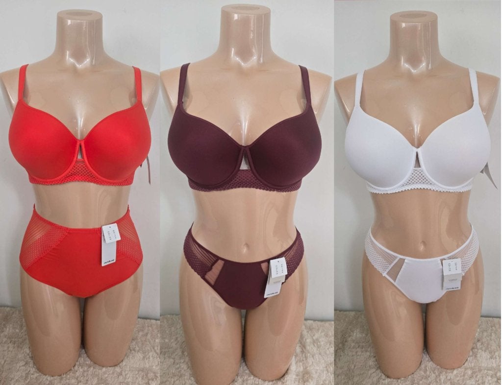 New chantelle Bh 85c 90c 80d 90d 80e 85e 80f 85f, ., Ophalen of Verzenden, ., Rood