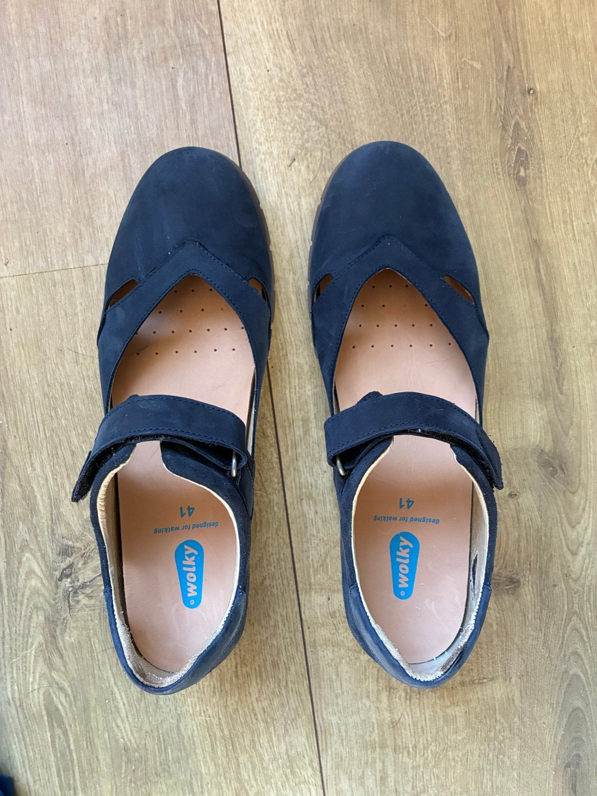Wolky schoenen maat 41, Kleding | Dames, Wolky, Zo goed als nieuw, Verzenden, Blauw