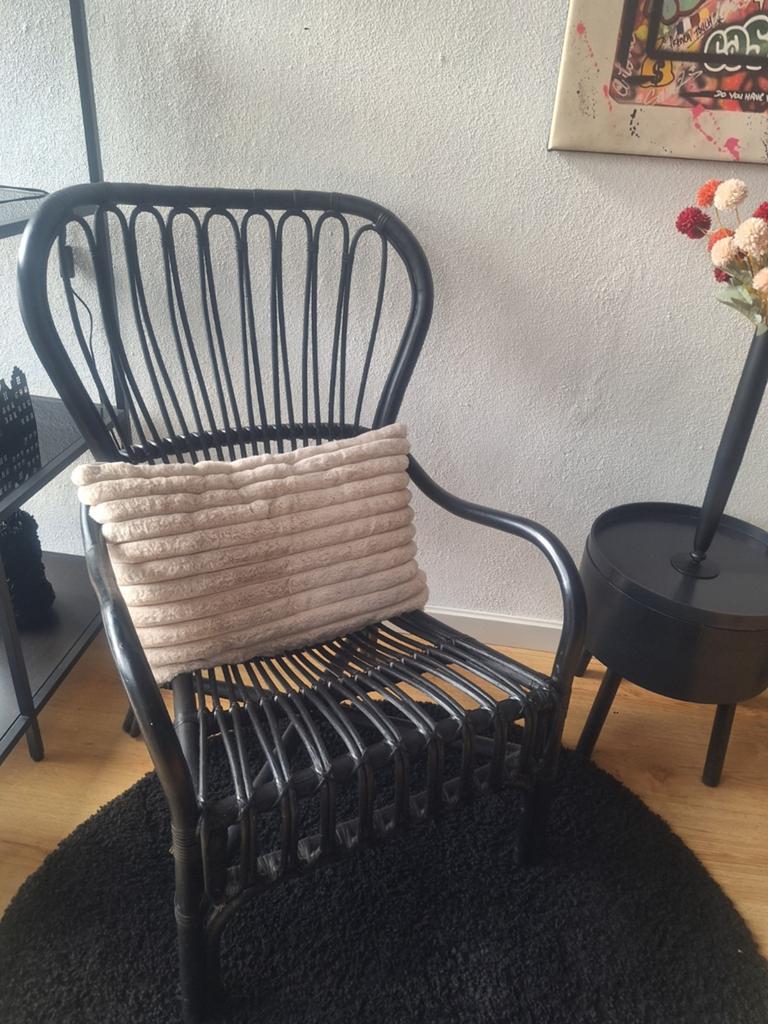 Tuinstoel, Ophalen, Zwart, Eén