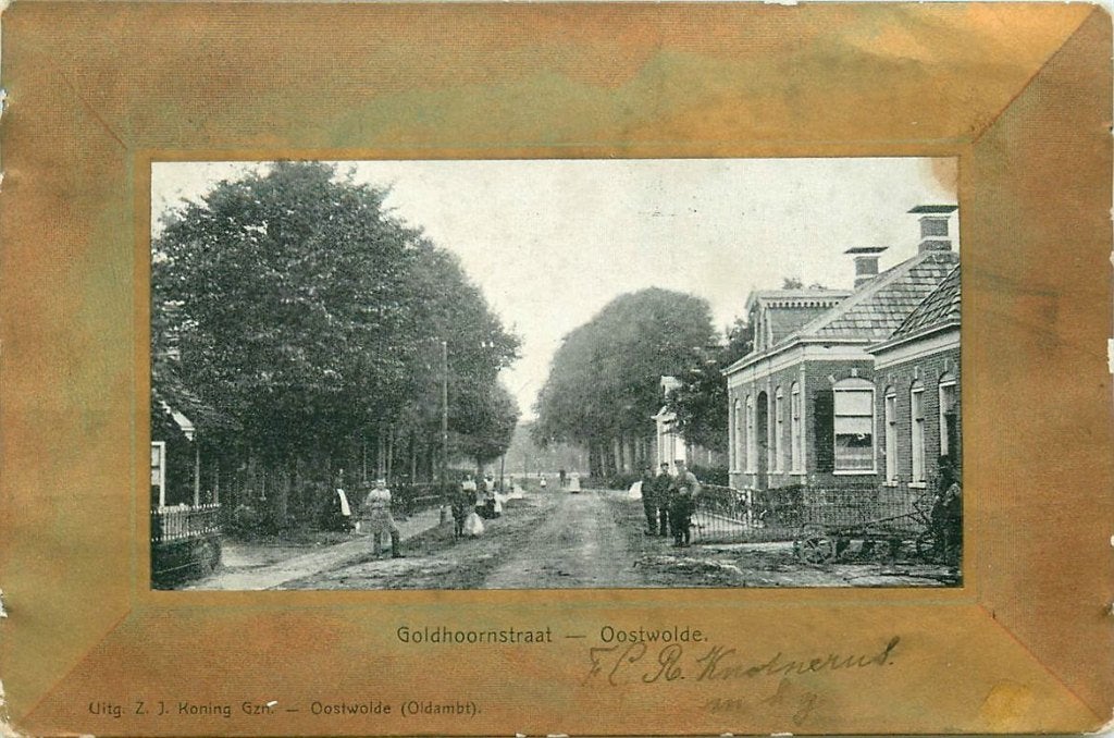 702-052-005 Oostwold Goldhoornstraat, Verzenden, Voor 1920, Groningen