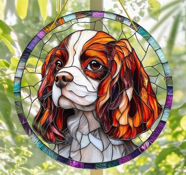 Raamhanger Cavalier - king Charles, Verzenden, 20 cm, Meerkleurig, Nieuw