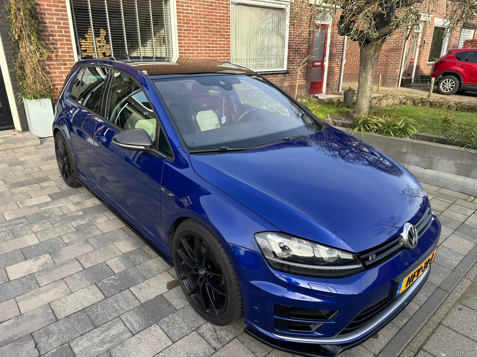 Volkswagen Golf 2.0 TSI 300pk 4Motion 5D DSG 2016 Blauw Pano, Auto's, Volkswagen, Automaat, Euro 6, 4 cilinders, 1984 cc