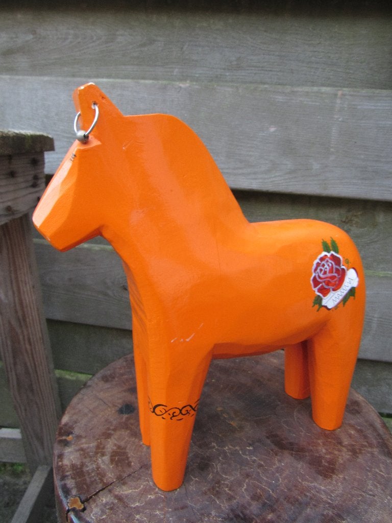 VINTAGE DALARNA PAARD, Antiek en Kunst, Ophalen of Verzenden