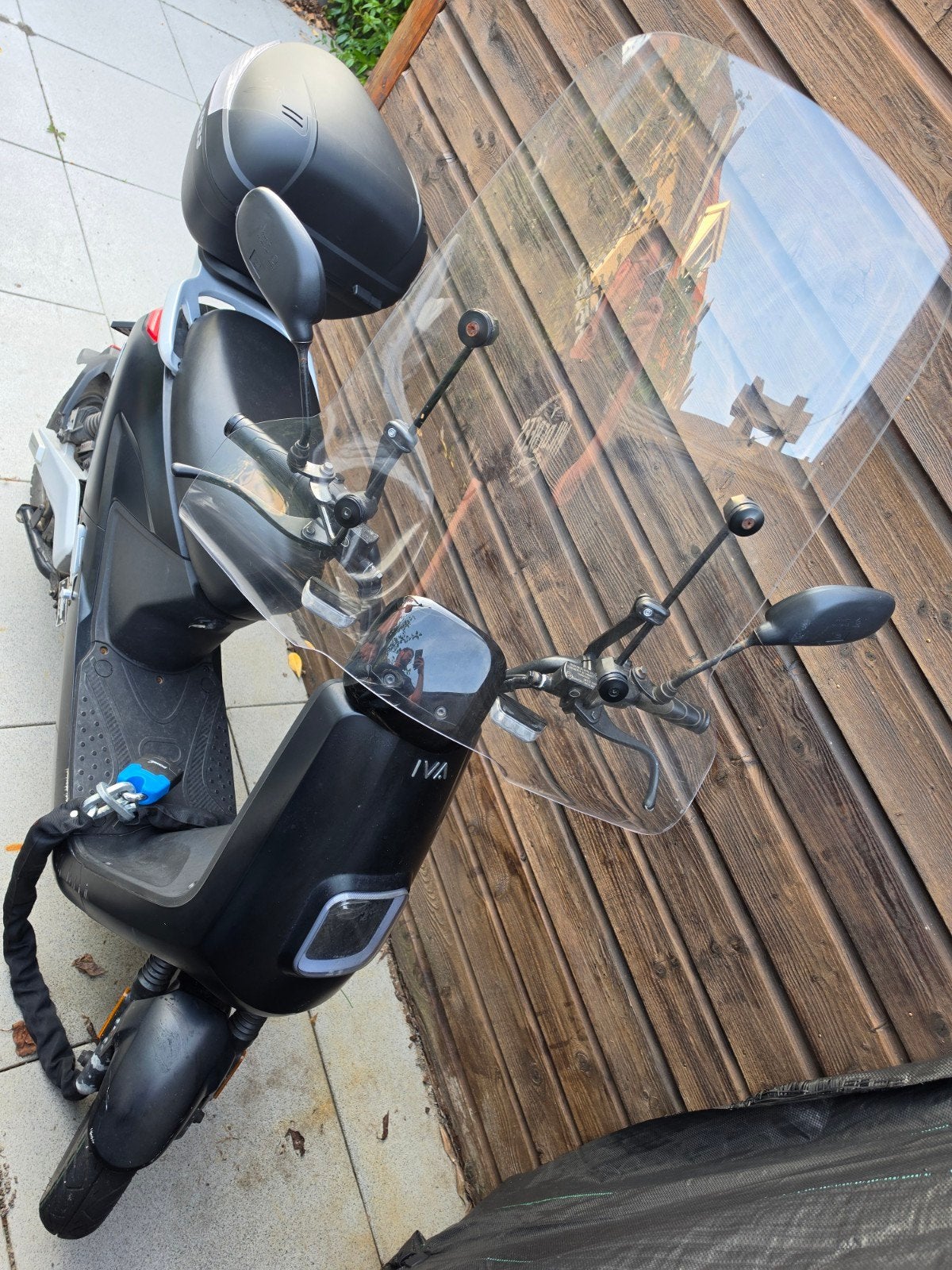 Iva E-GO S4 elektrische scooter met helm en slot (45km/h), Ophalen, Zo goed als nieuw, Elektrisch, Overige merken