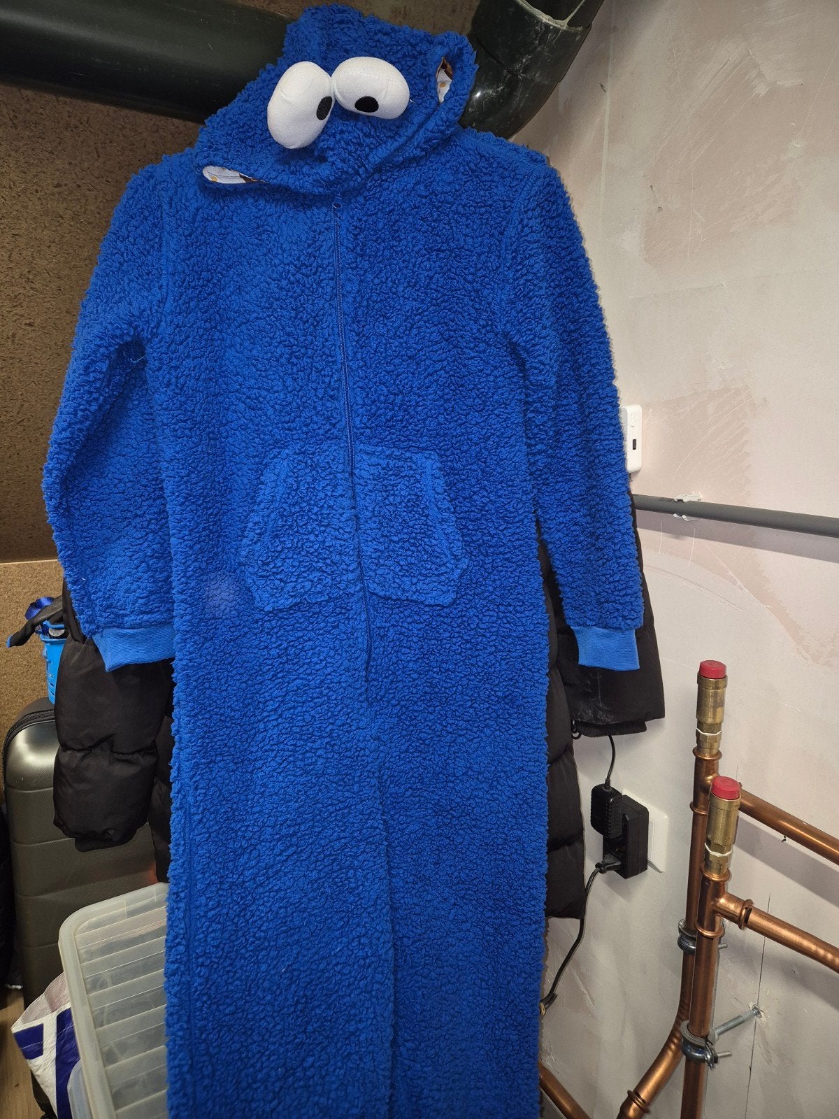 onesie cookie monster maat 158-164, Ophalen