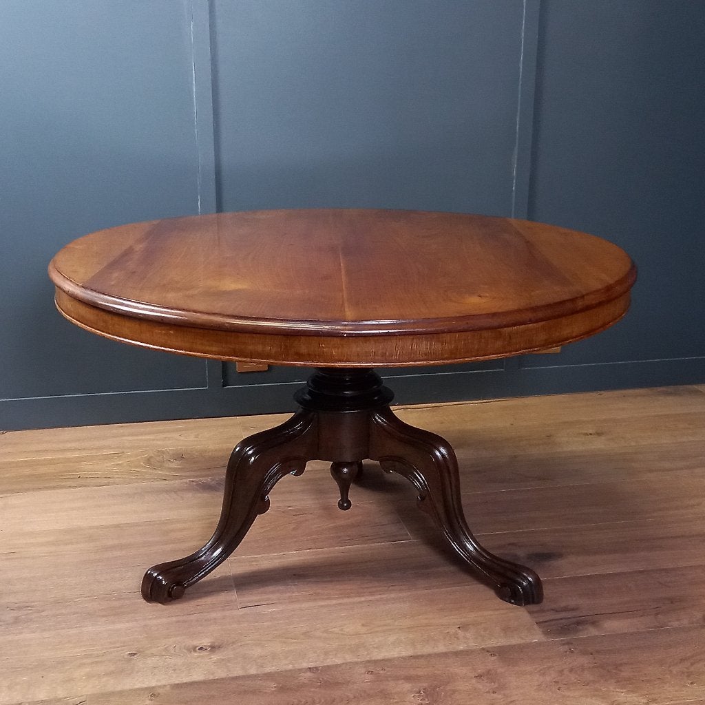 Antieke Victoriaanse Mahonie Tilt-Top Salontafel circa 1840, Ophalen of Verzenden