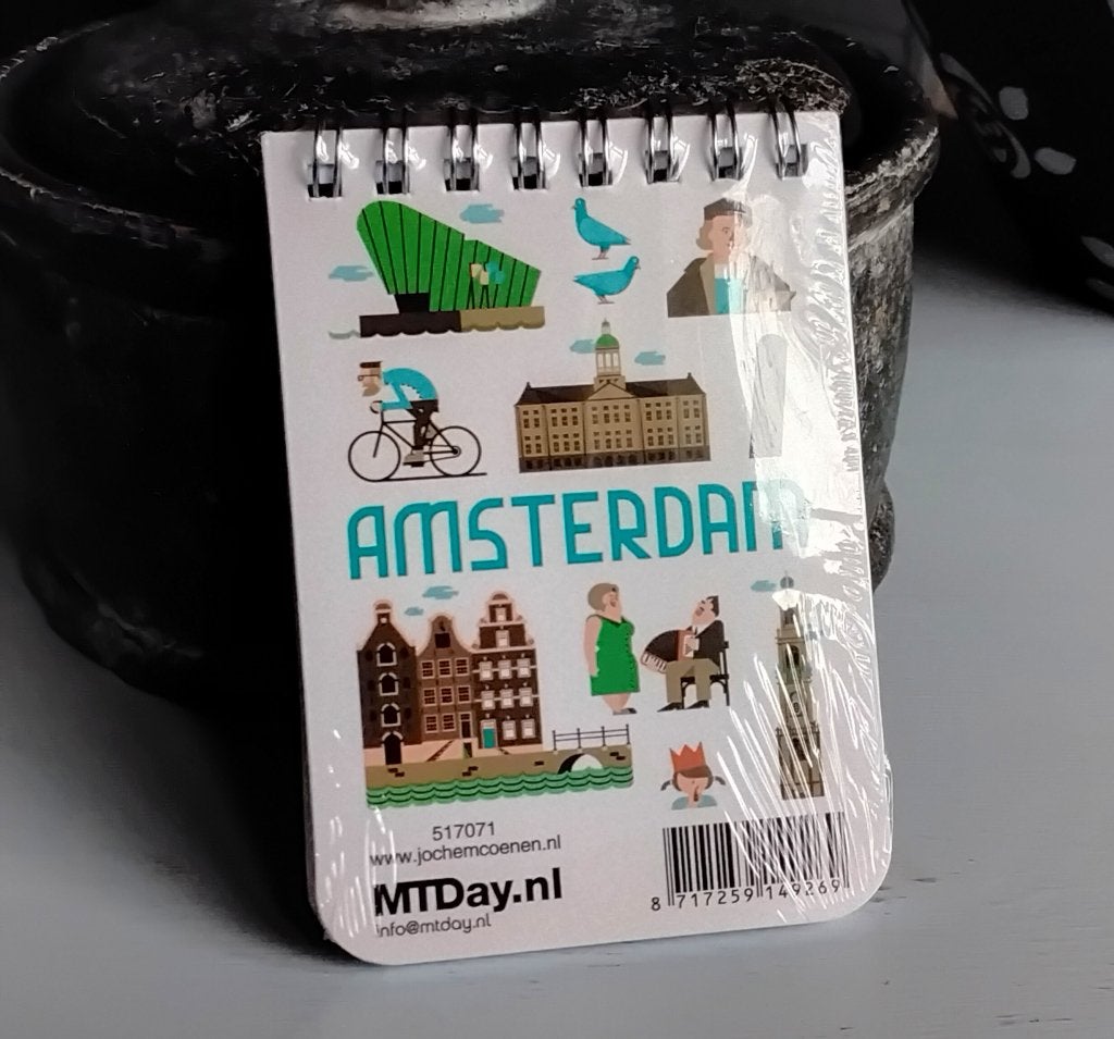 Notitieboekje - ringband - Amsterdam - nieuw in folie, Diversen, Ophalen of Verzenden, Nieuw