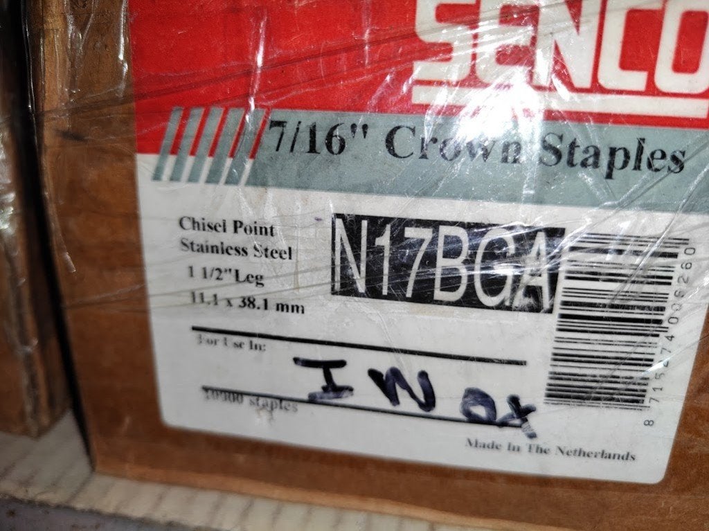 senco Q N nieten inox rvs vor nietpistool nietmachine tacker, Nieuw, Ophalen of Verzenden, Spijkers, Minder dan 50 mm