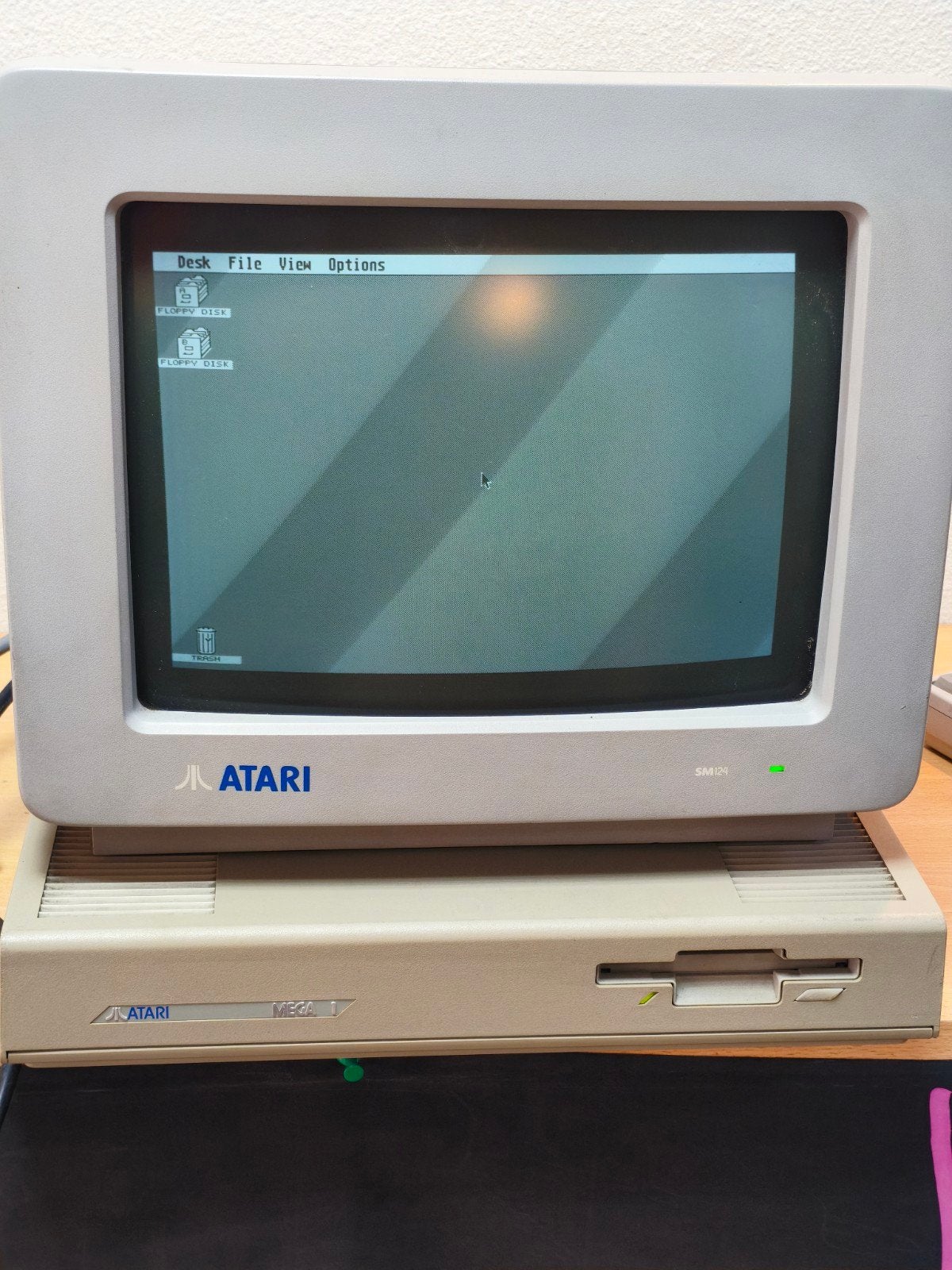 Atari ST Mega 1 met monitor (werkend), Computers en Software, Ophalen, Atari