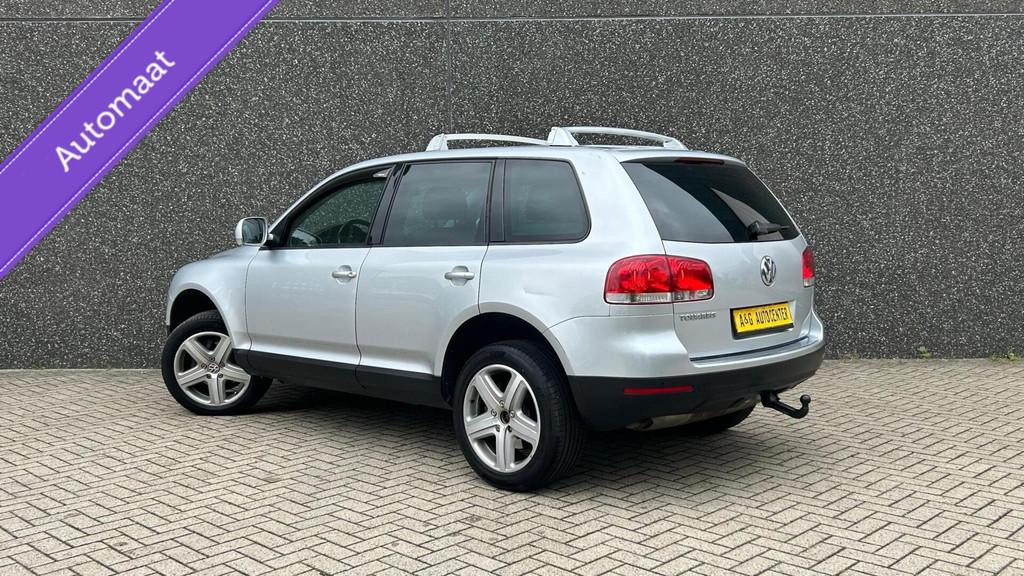 Vw Touareg 3.2 4x4 V6/220 PK/Cruise/Leer/Navi/Xenon/Trekhaak, Automaat, Gebruikt, 3189 cc, Leder