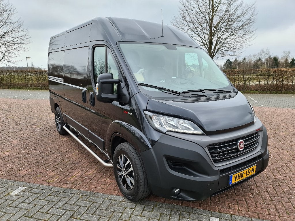 Fiat Ducato 2.3 MultiJet Automaat L2H2 | 1e Eigenaar | Zwart, Stof, 160 pk, 3000 kg, Zwart