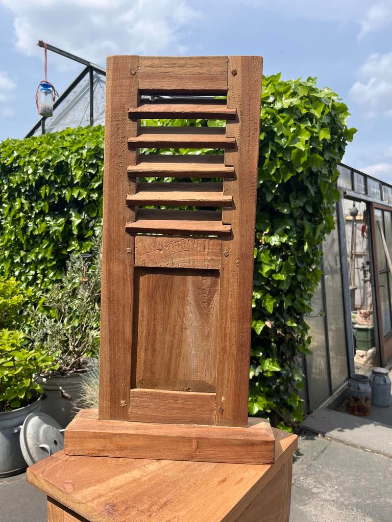 Mooi houten luik - 64cm hoog, 34cm breed, Ophalen of Verzenden