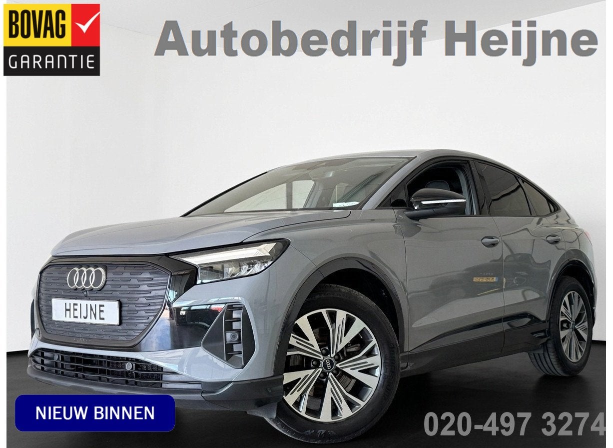Audi Q4 Sportback e-tron 35 EDITION 55 kWh 170PK LEDER/VIRTU, Auto's, Audi, Automaat, 12 maanden, Achterwielaandrijving, Gebruikt