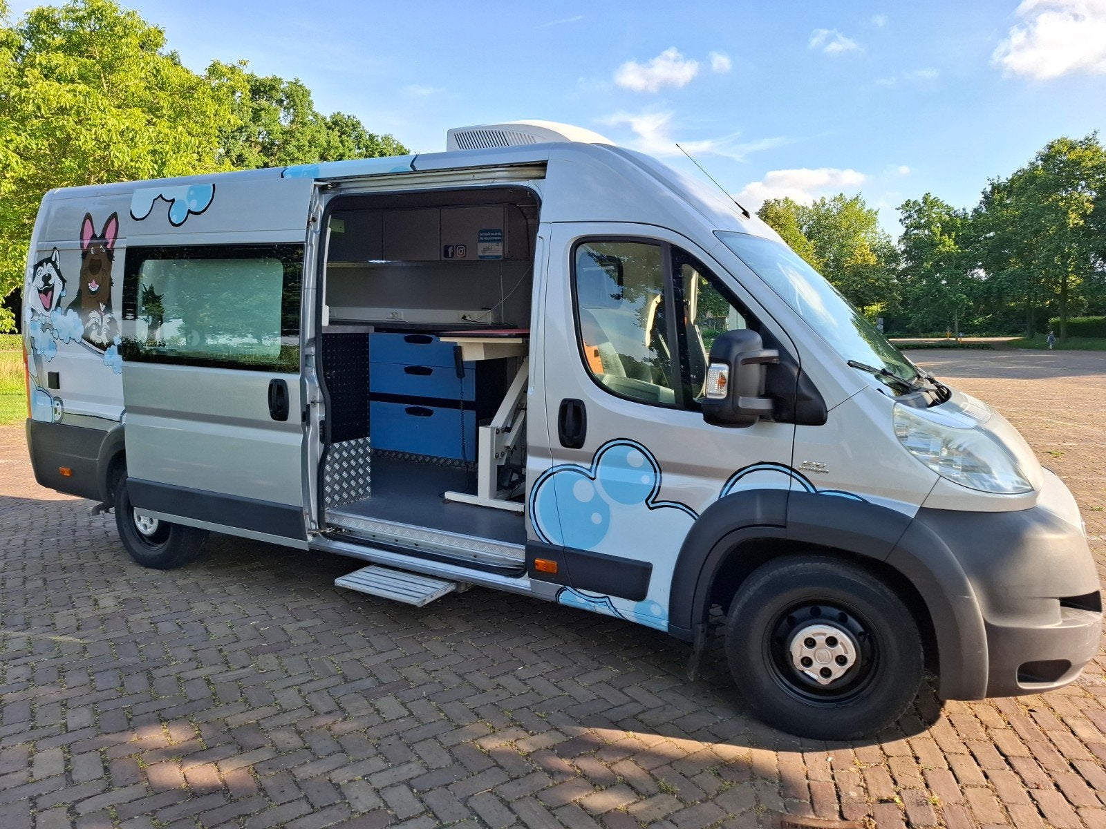 Fiat Ducato MultiJet Mobiele trimsalon, 157 pk, 3205 kg, Euro 4, 2999 cc