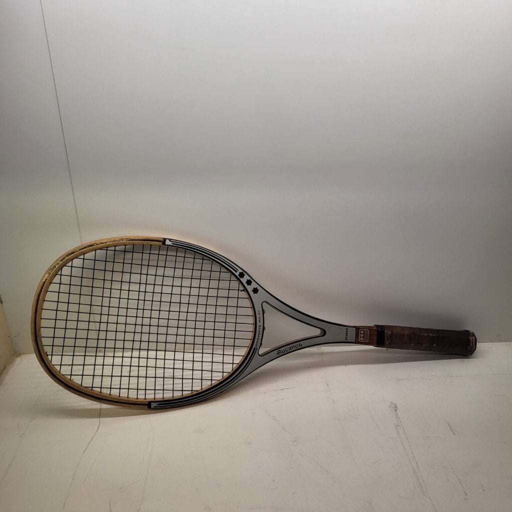 Vintage Rucanor Pro Tennisracket + Hoes, Ophalen of Verzenden, Gebruikt, Racket, Overige merken