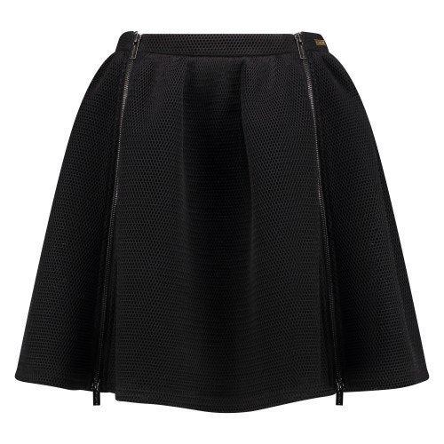 Nieuw zwart Tailor elbaz Mesh rok - met ritsjes 34/Xs, Zwart, Tailor elbaz, Nieuw, Ophalen of Verzenden