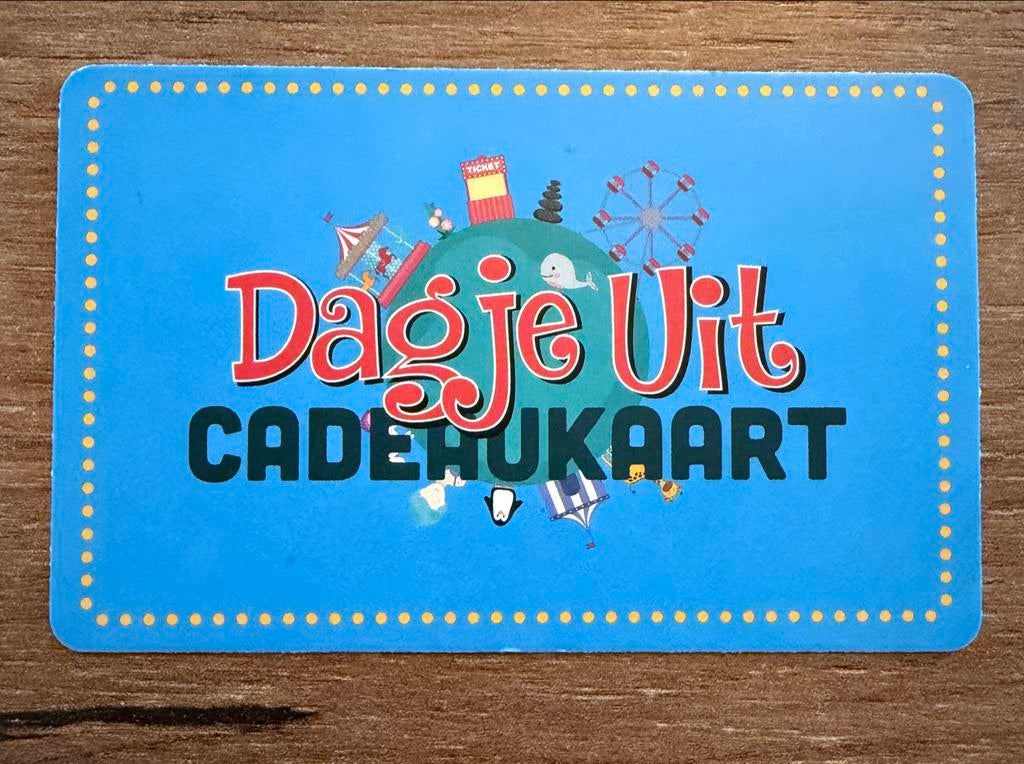 Dagje Uit Cadeaukaart (€100,-), Eén persoon, Cadeaubon