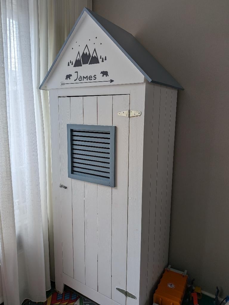 Strandkast kinderkamer James, Ophalen, Gebruikt, 105 cm of meer, Minder dan 50 cm