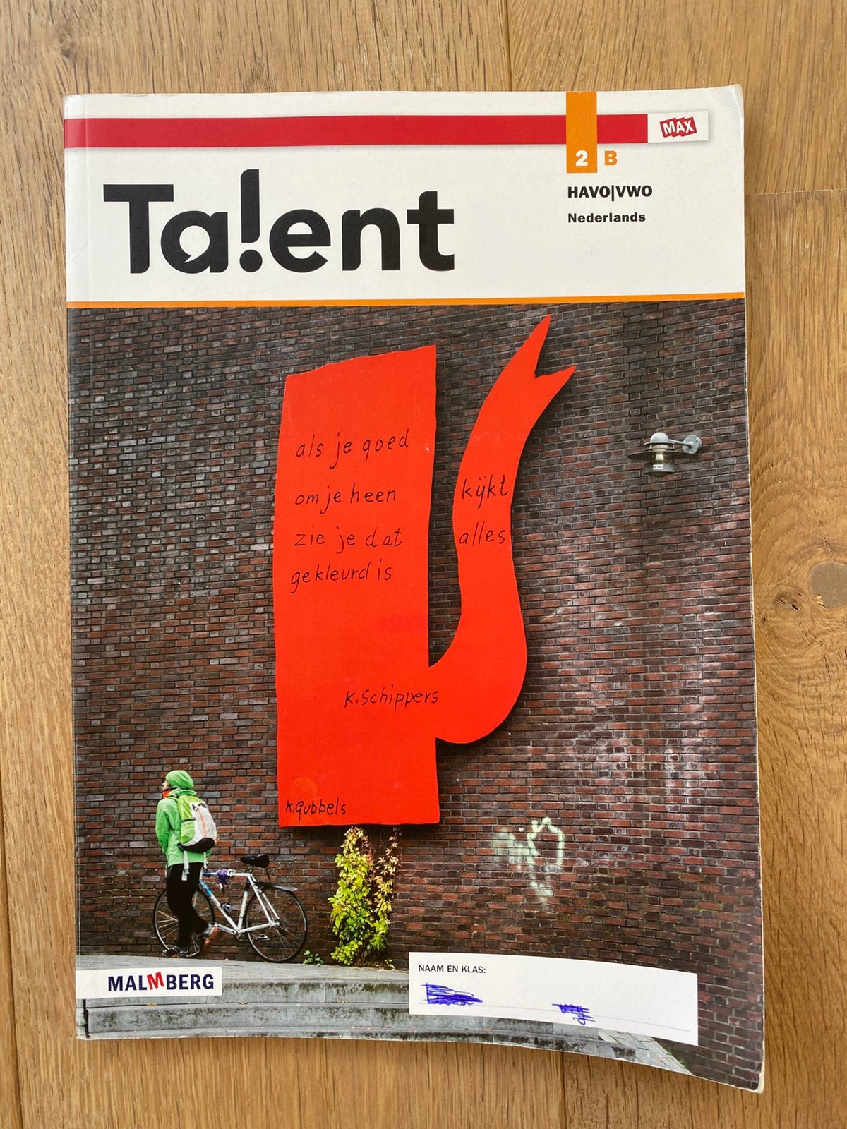 Schoolboek Nederlands Talent deel B 2 havo/ vwo, Boeken, Ophalen of Verzenden, Gelezen, Overige niveaus, Nederlands