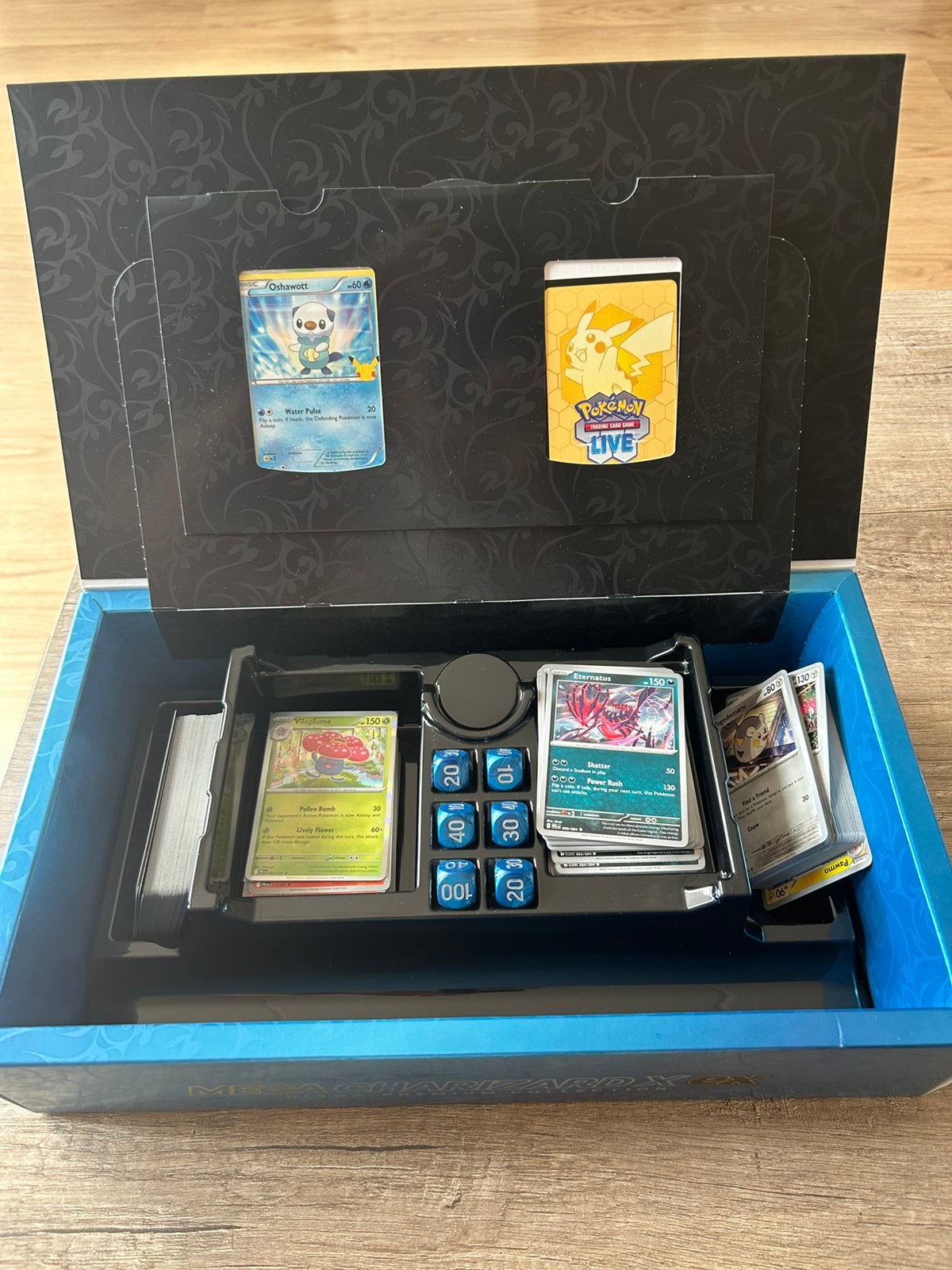 TCG Mega Charizard Xex Ultra-Premium Box KaartenDobbelstenen, Hobby en Vrije tijd, Verzamelkaartspellen | Pokémon, Ophalen of Verzenden