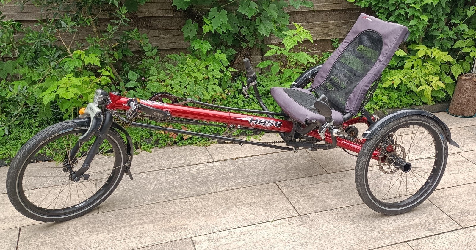 Hase Kettwiesel Custom trekfiets, 8 versnellingen,, Fietsen en Brommers, Ophalen, Gebruikt, Schijfrem, Overige merken