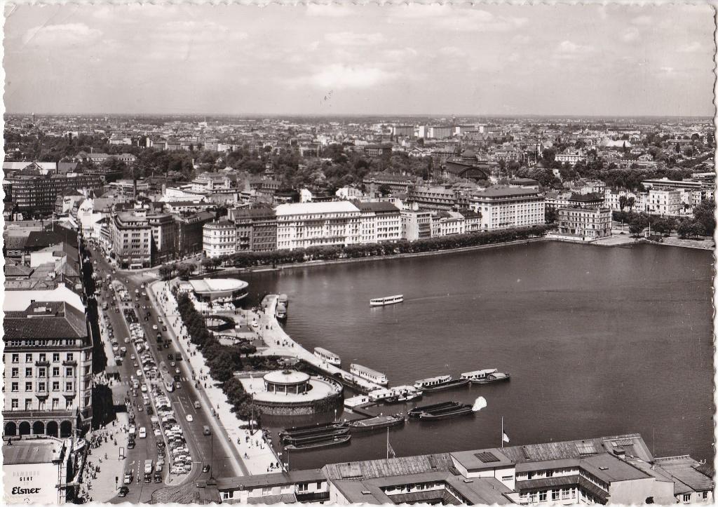 Duitsland – Hamburg – zwart/wit – gelopen, Verzenden, 1980 tot heden, Gelopen, Duitsland
