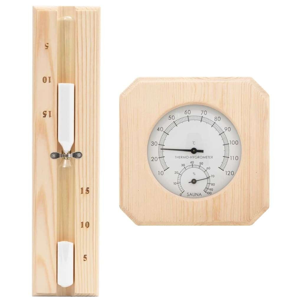 Hygrothermograaf en zandloper sauna grenen GRATIS BEZORGD!, Verzenden, Fins of Traditioneel, Nieuw, Nvt