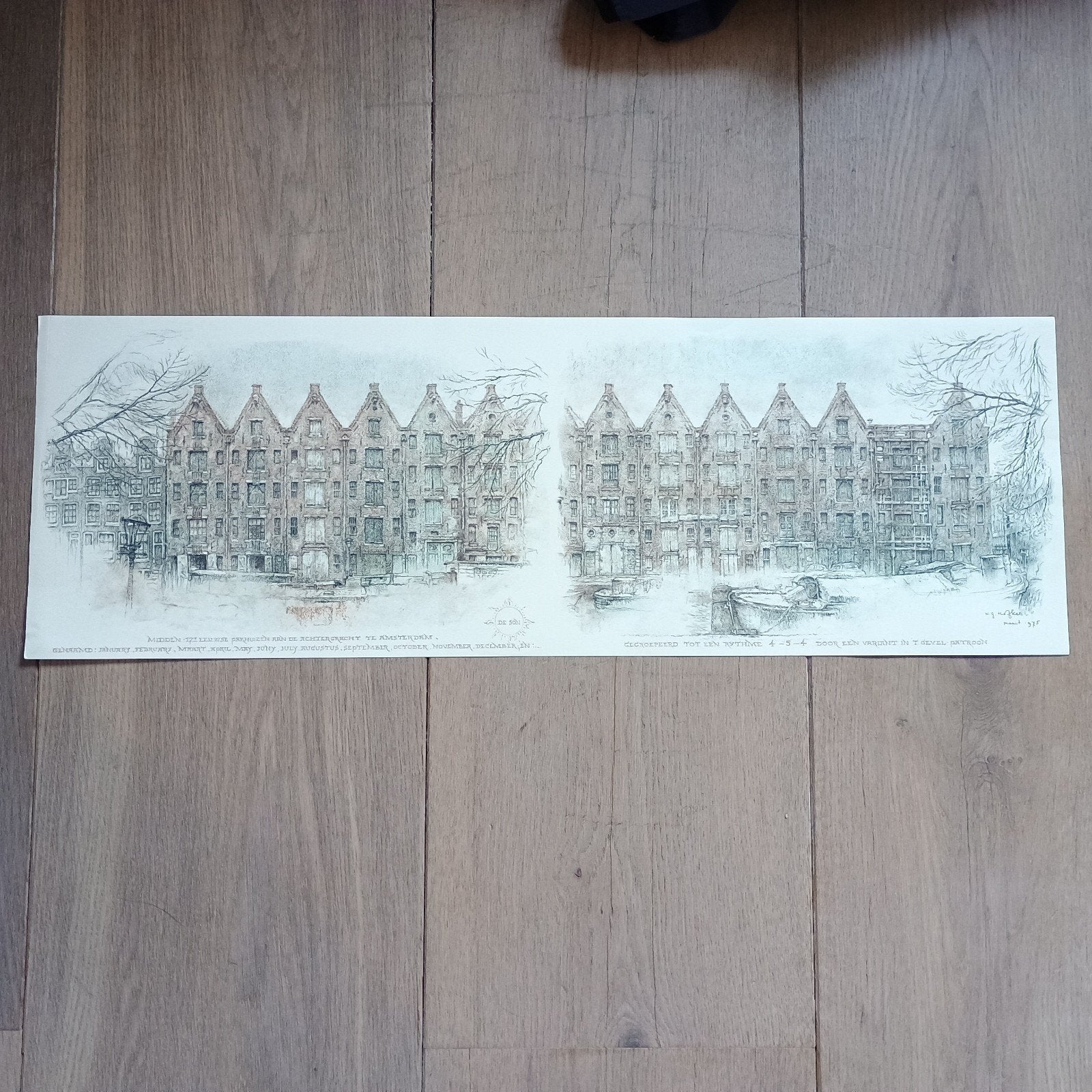 Grachtenhuizen Amsterdam - Willem G. Hofker, Ophalen of Verzenden, Zo goed als nieuw, Overige materialen