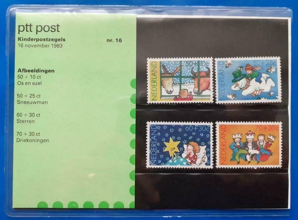 Postzegelmapje 16 - Kinderpostzegels 1983, Verzenden, Na 1940, Postfris