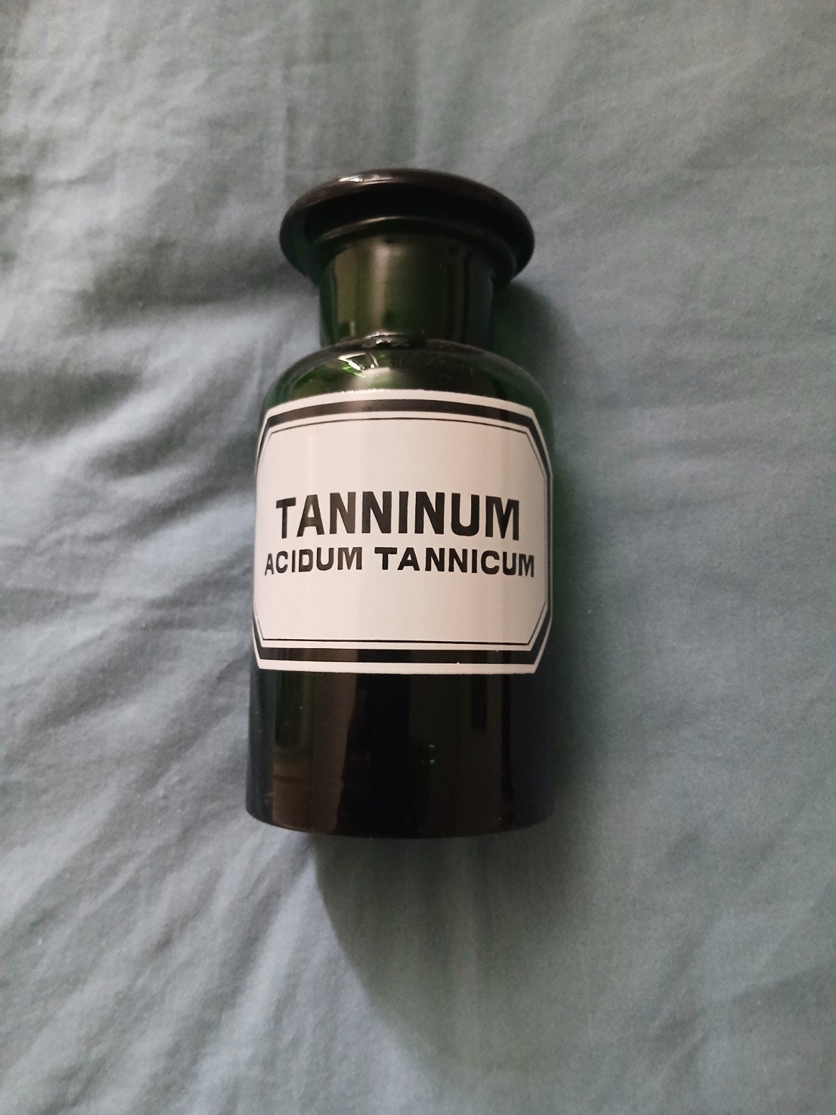 Antieke apothekersfles TANNINUM AC. TANNICUM, Ophalen of Verzenden