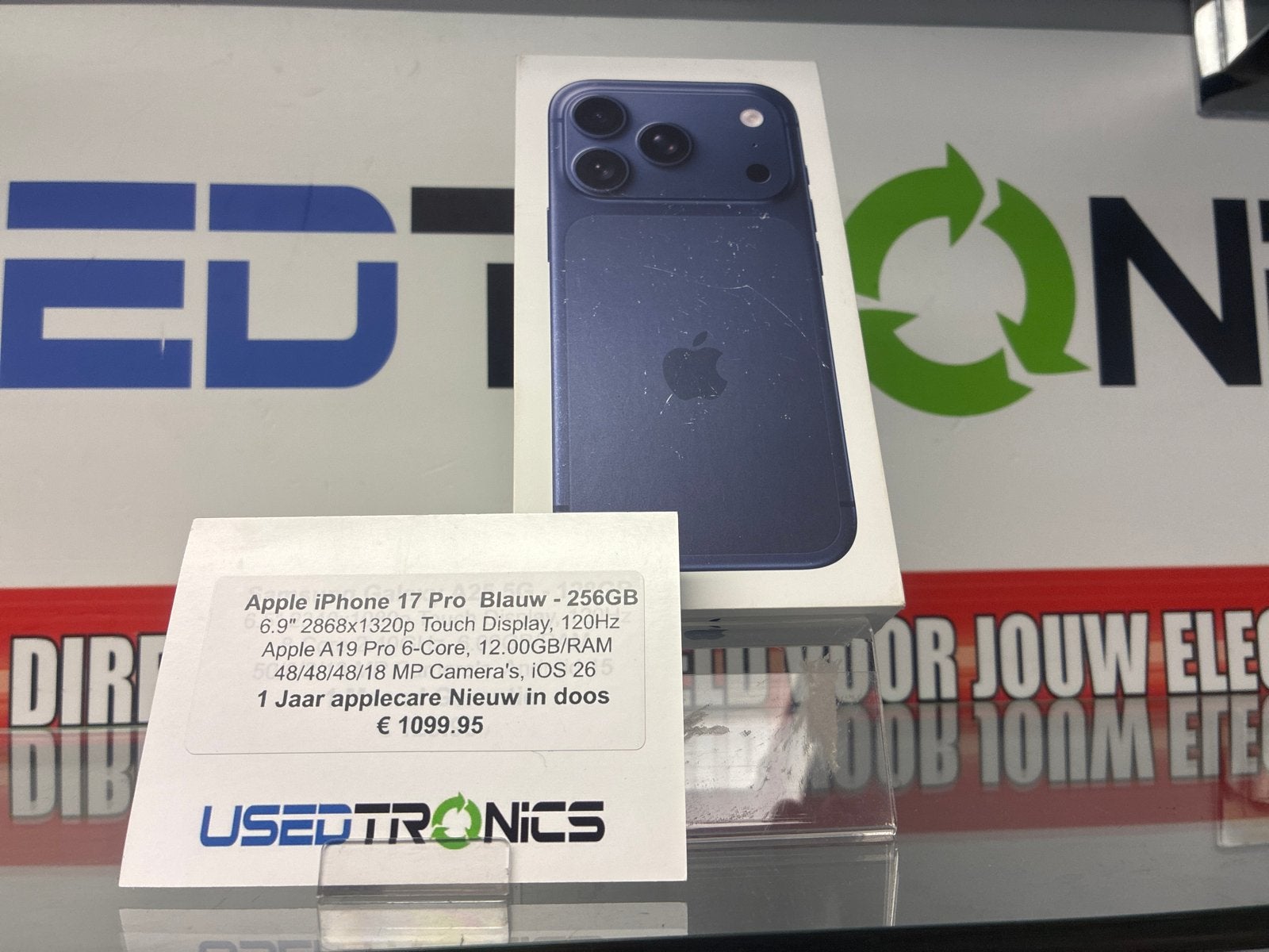 Apple iPhone 17 Pro Blauw - 256GB, Nieuw in doos, Ophalen, Nieuw