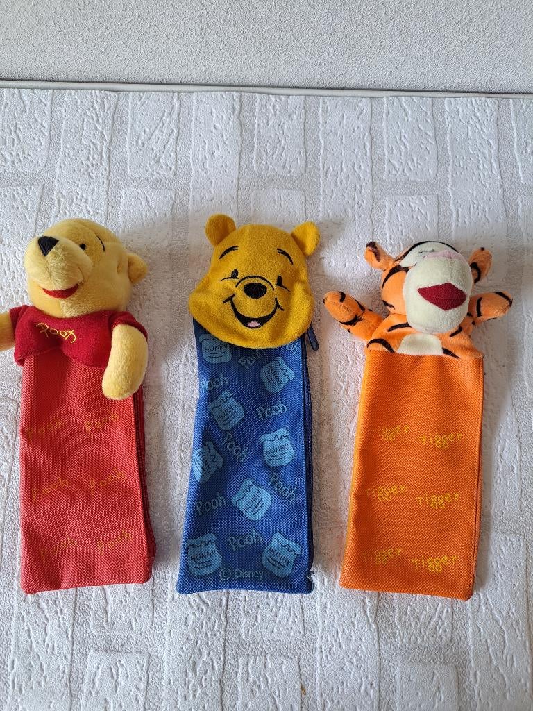 3x Disney pennenzakken 26x15cm, Ophalen of Verzenden, Overige figuren, Zo goed als nieuw, Tas, Koffer of Zak