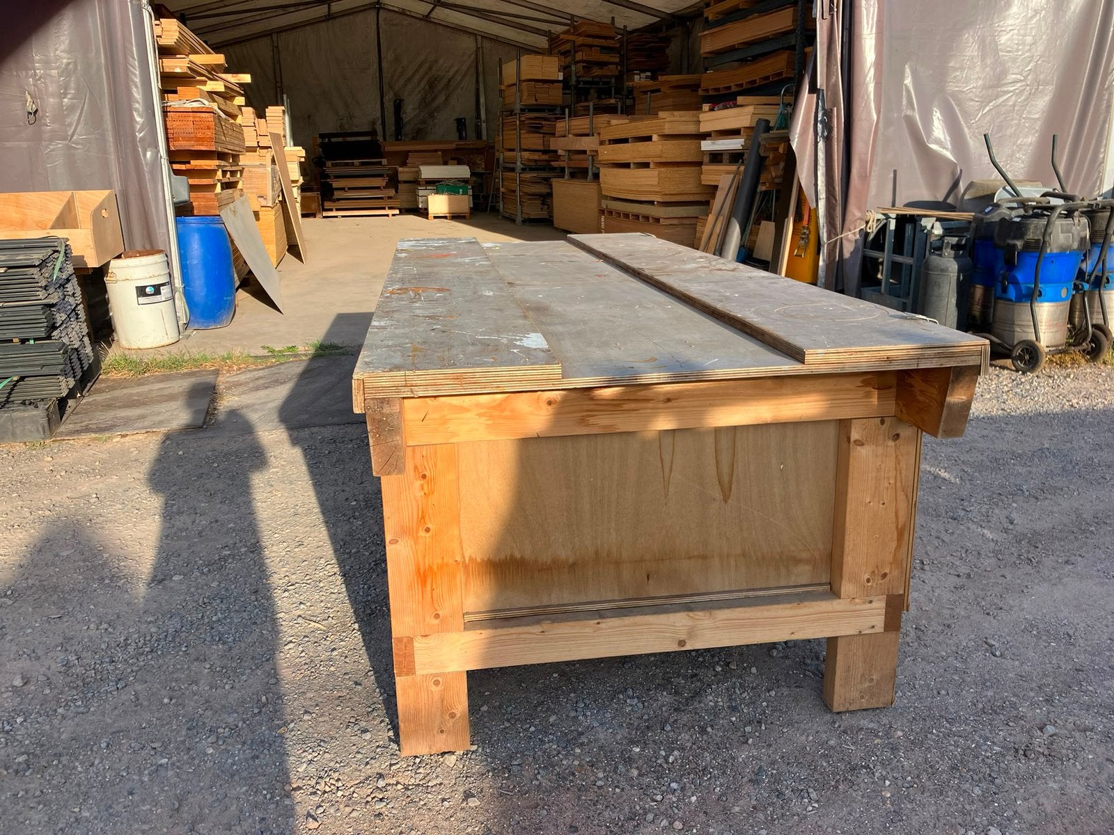 Werktafel werkbank hobbytafel inpaktafel verkooptafel, Ophalen, Zo goed als nieuw