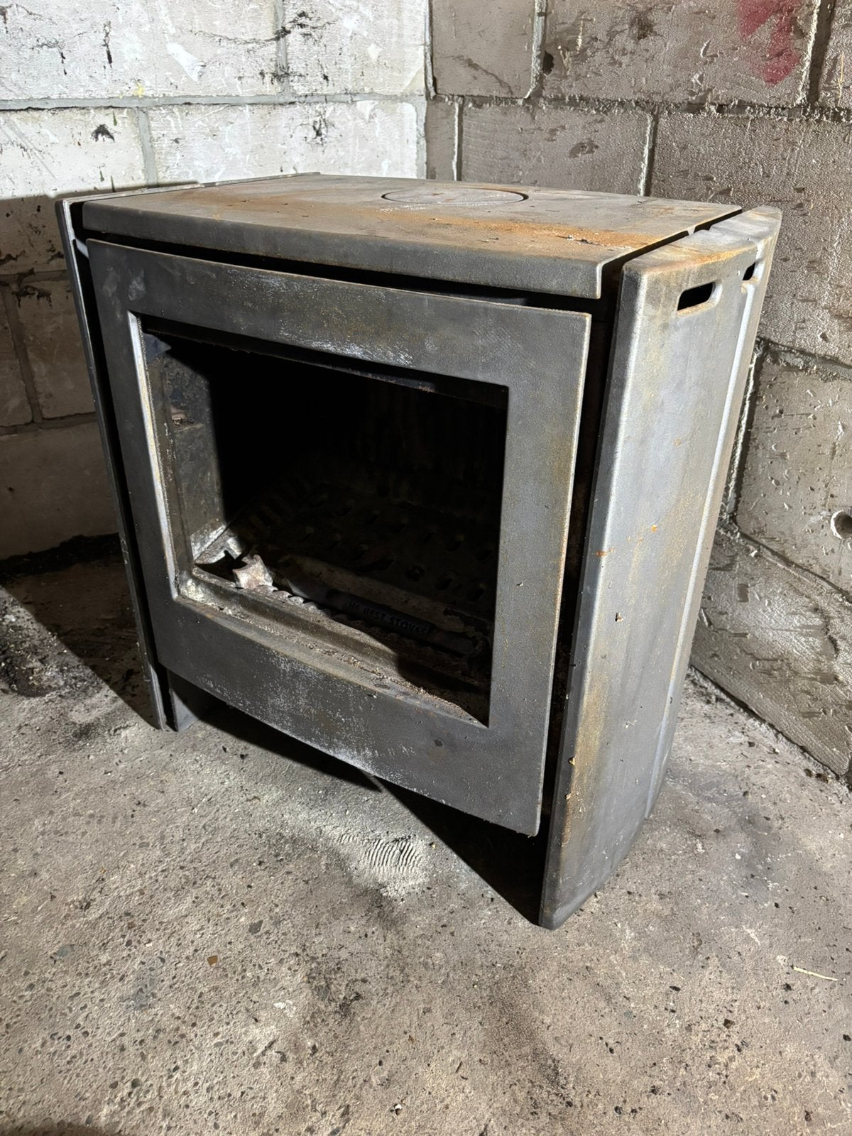 Hout kachel, Ophalen, Gebruikt