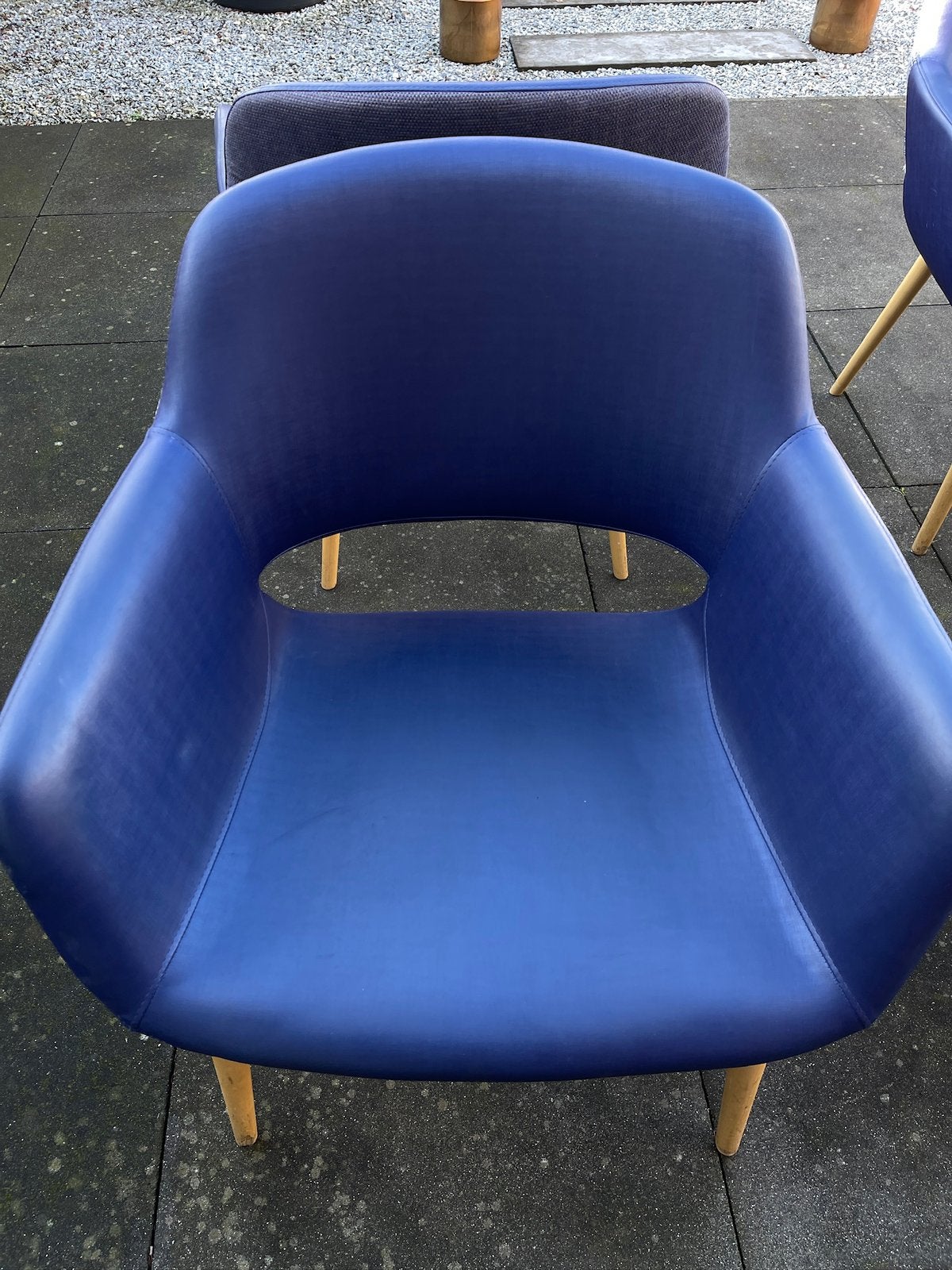 8 stoelen, Ophalen, Overige materialen, Gebruikt, Blauw