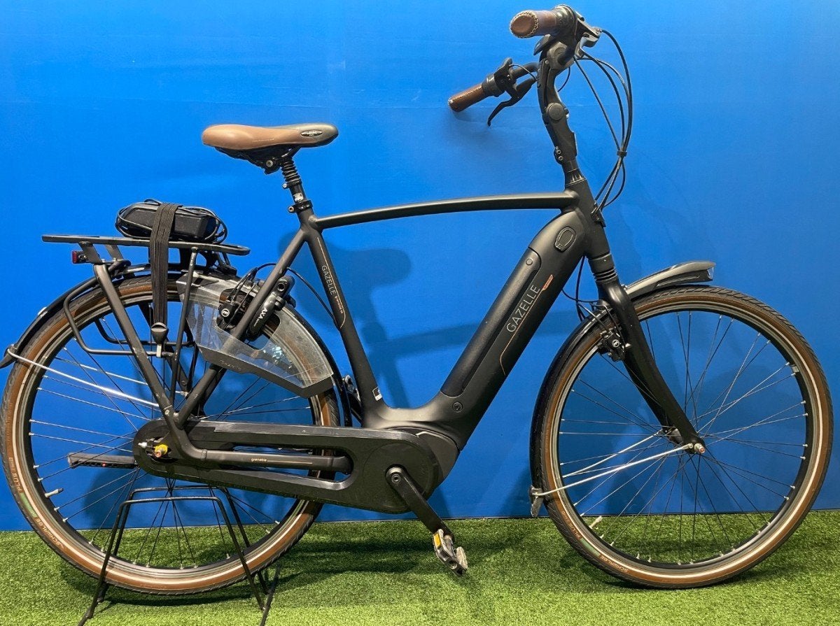 Gazelle Grenoble 500Wh Heren Zwart 61cm L, Ophalen, Gebruikt, -, -
