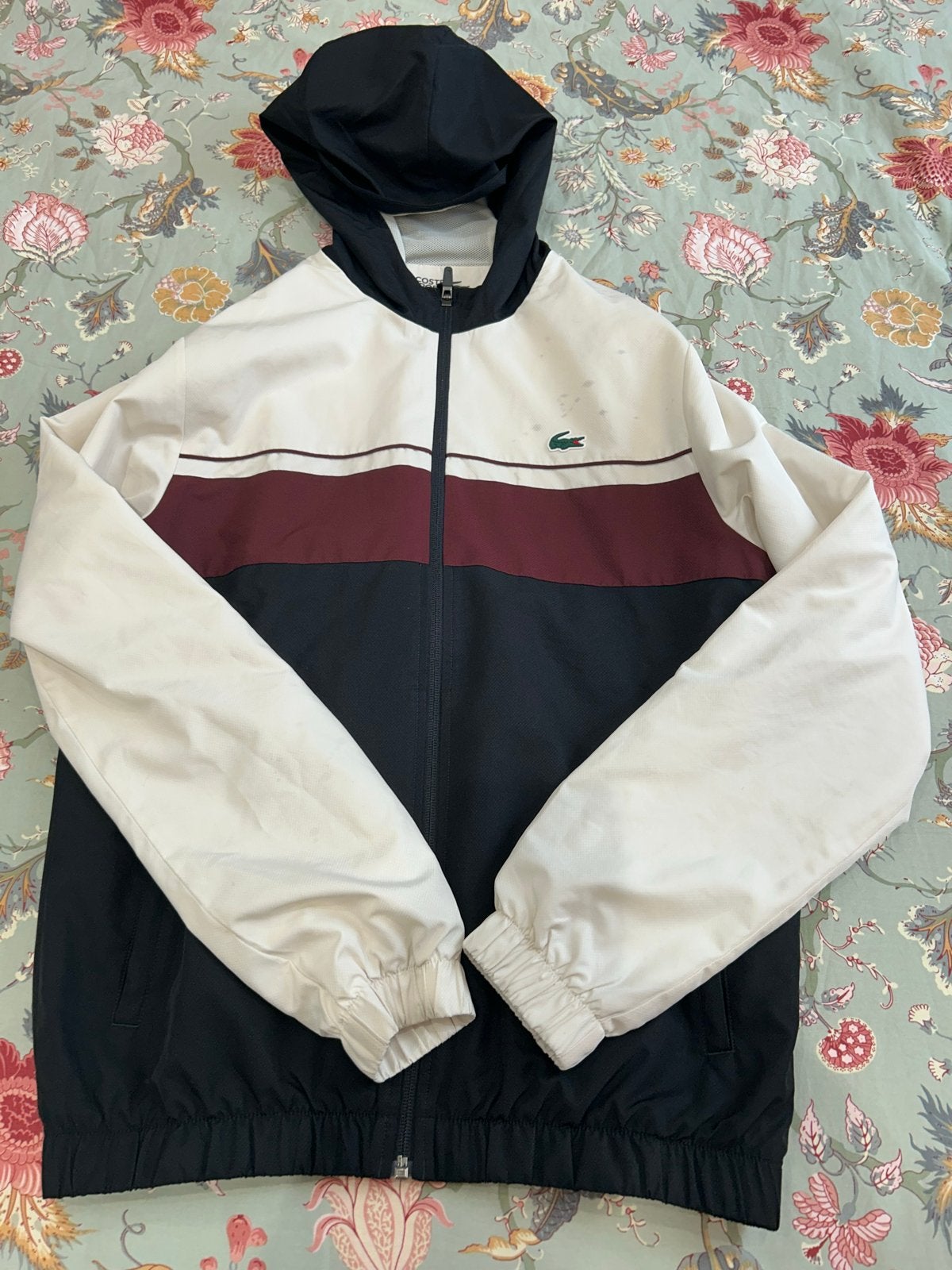 Origineel Lacoste trainingspak - maat M, Kleding | Heren, Maat 48/50 (M), Zwart, Ophalen of Verzenden, Gedragen