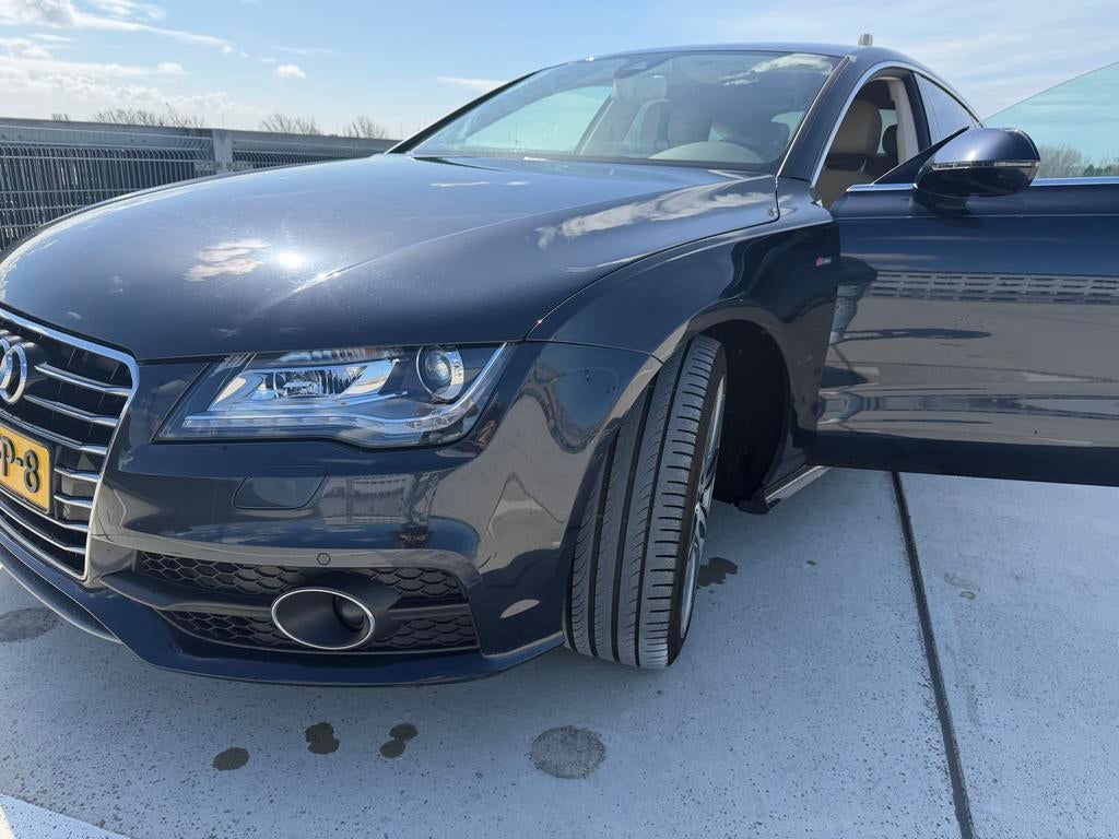 Audi A7 3.0 Tfsi 220KW Quattro S-tronic 2011 Blauw, Auto's, 2995 cc, 1760 kg, Origineel Nederlands, Vierwielaandrijving