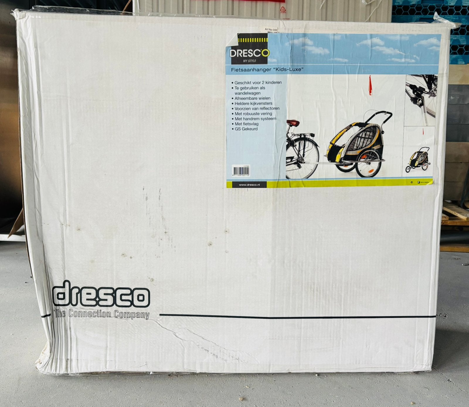 Kinderfietsen - fietskar van Dresco, Ophalen, Nieuw, Kinderkar, 40 tot 60 kg