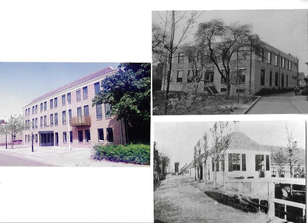 zoeterwoude  3x  rechthuis  gem.huis en achterzijde, 1960 tot 1980, Verzenden, Foto, Zo goed als nieuw