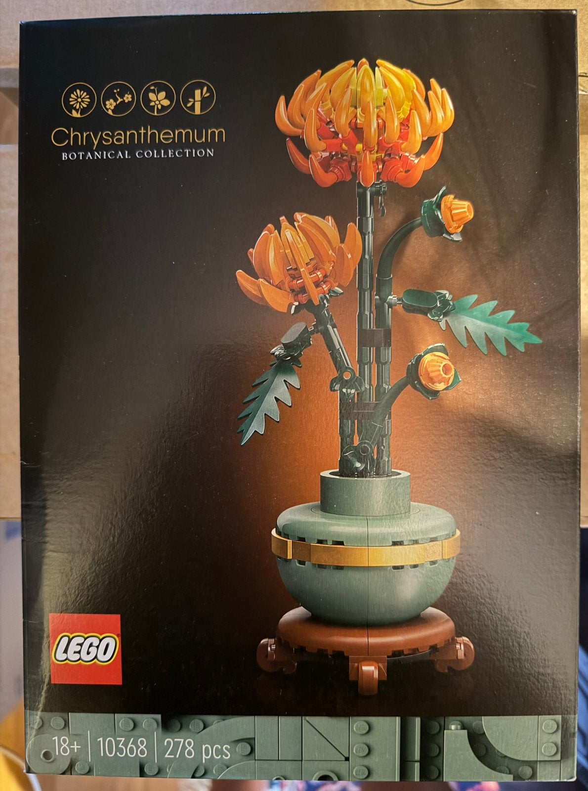 Lego 10368 Chrysanthemum, Ophalen of Verzenden, Nieuw, Lego