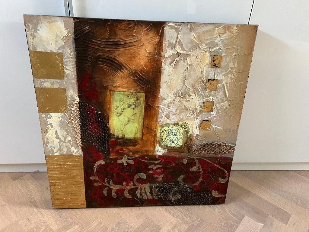 Cobra Art - Verf - Gelaagde structuur brengt sfeer en diepte, Antiek en Kunst, Ophalen