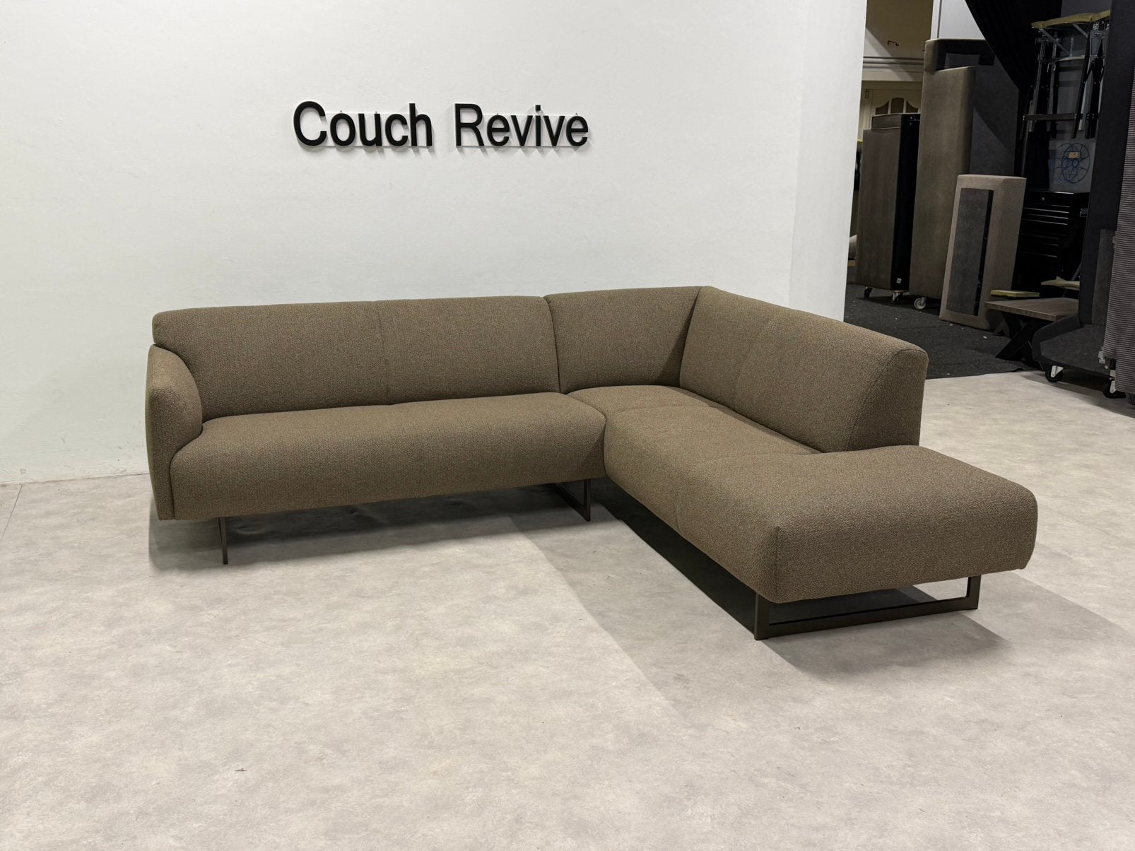 Loods5 Dock Lodge Beige Hoekbank | 255x225 | GRATIS LEVERING