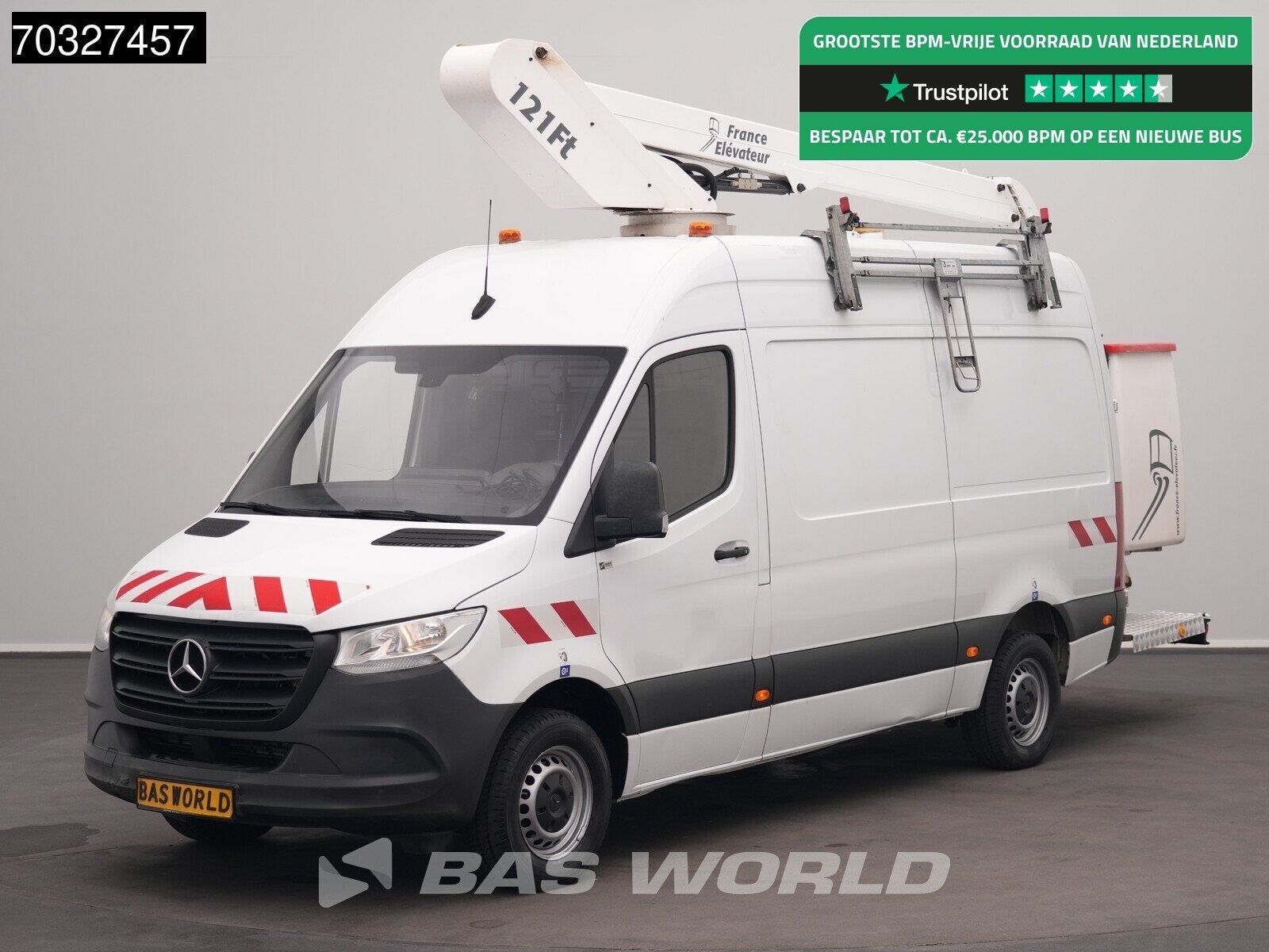 Mercedes Sprinter 314 CDI Hoogwerker 12m Werkhoogte L2H2 Tre, Auto's, Bestelauto's, Bedrijf, Te koop, Achteruitrijcamera, Airconditioning