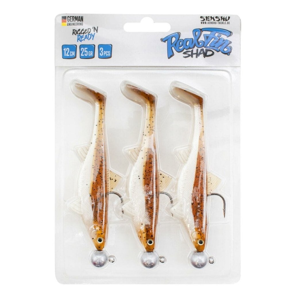 Real-Fin-Shad | 3 Pack | Magic Motoroil, Overige typen, Nieuw, 8723BP-8, Senshu