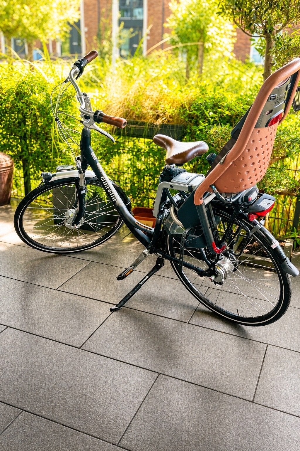 Gazelle Orange Comfort + Yepp Maxi kinderzitje | Topstaat, Ophalen, Zo goed als nieuw, Gazelle, Versnellingen